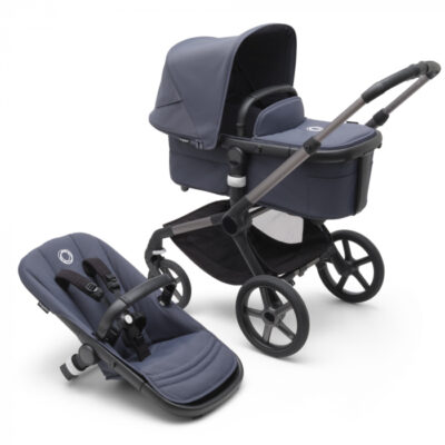 Carucior Bugaboo Fox 5 Graphite Stormy Blue 2 in 1