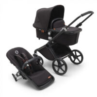 Carucior Bugaboo Fox Cub Black Midnight Black 2 in 1