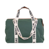 Geanta de infasat Childhome Mommy Bag Signature Verde