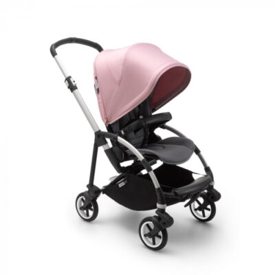 Carucior Bugaboo Bee 6 Aluminium Grey Melange Soft Pink