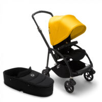 Carucior Bugaboo Bee 6 Black Black Lemon Yellow sistem 2 in 1