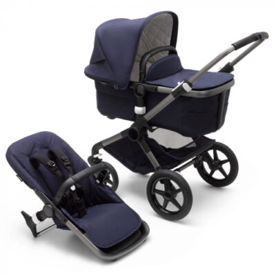 Carucior Bugaboo Fox 3 Classic Graphite Dark Navy 2 in 1