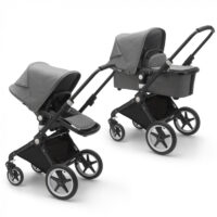 Carucior Bugaboo Lynx Black Grey Melange 2 in 1