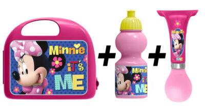 Combo set lunch box Minnie Stamp