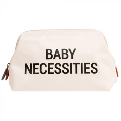 Geanta de toaleta Childhome Baby Necessities Alb