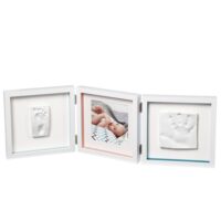 Kit mulaj cu rama foto Baby Art My Baby Style Timeless white