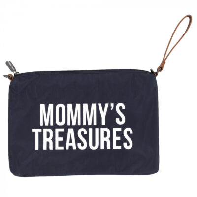 Poseta Childhome Mommy Clutch 33x23 cm Bleumarin