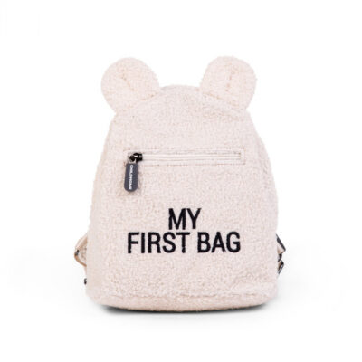 Rucsac pentru copii Childhome My First Bag Teddy Ecru