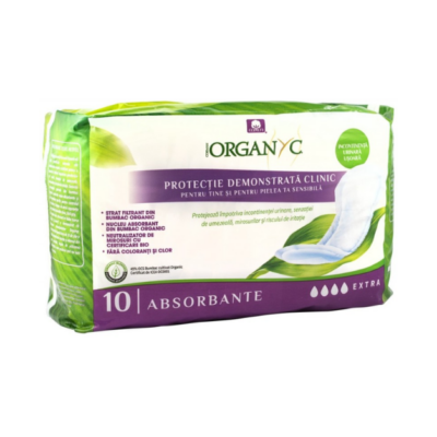 Absorbante extra din bumbac organic pentru incontinenta