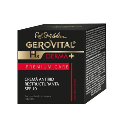 Crema antirid restructuranta SPF 10 H3 Derma+ Premium Care