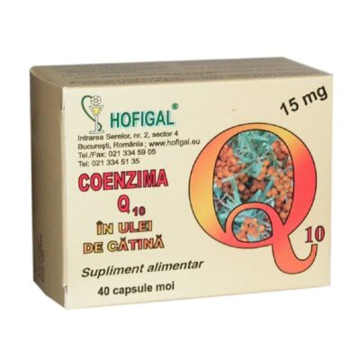 Hofigal Coenzima Q10 in Ulei de Catina 15 mg