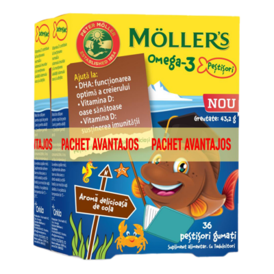 Pachet 2 bucati * Moller s Omega-3