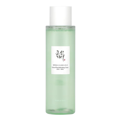 Toner de fata cu acid AHA si BHA Green Plum Refreshing Toner