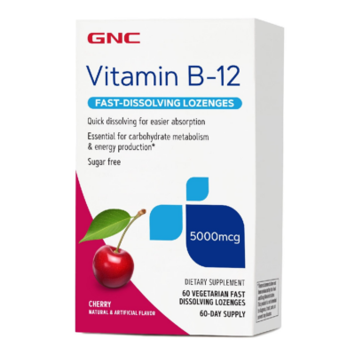 Vitamina B-12 5000 mcg cu cirese