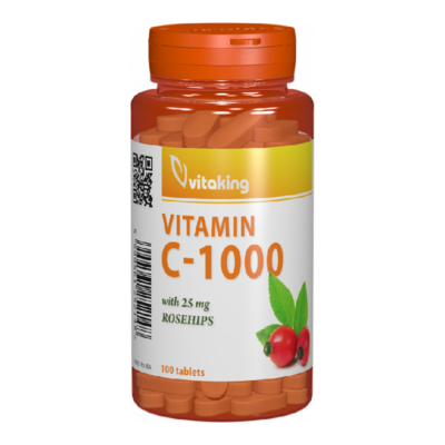 Vitamina C 1000 mg cu macese
