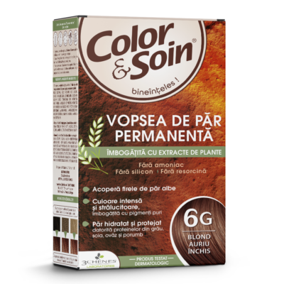 Vopsea de par nuanta 6G blond auriu inchis