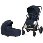 Carucior Cybex Balios S Lux 2 in 1 Silver Ocean Blue - Copie