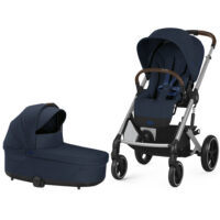 Carucior Cybex Balios S Lux 2 in 1 Silver Ocean Blue - Copie